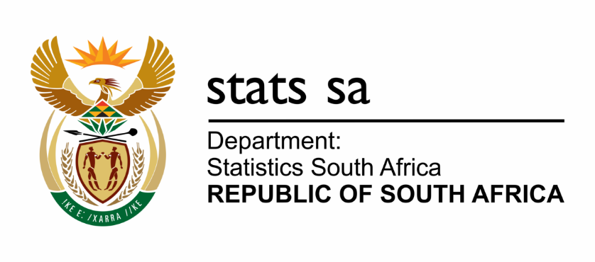 Statistics South Africa | The South Africa I Know, The Home I Understand