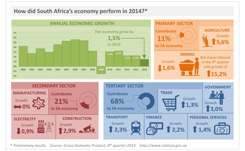 Economic growth slows in 2014 | Statistics South Africa