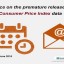 Notice on the premature release of Consumer Price Index data
