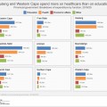 Healthcare and education spending: GP and WC the odd ones out