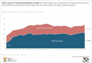 Final Number of perinatal deaths by year of death in South Africa, 1997-2020