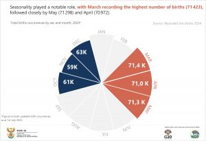 Final Total births occurrences by sex and month